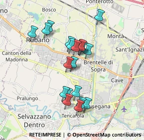 Mappa Via Verga Giovanni, 35030 Caselle PD, Italia (1.5625)