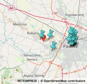 Mappa Via Verga Giovanni, 35030 Caselle PD, Italia (4.17714)