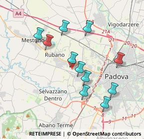 Mappa Via Verga Giovanni, 35030 Caselle PD, Italia (3.50727)