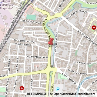 Mappa Via Pilade Bronzetti, 44, 35138 Padova, Padova (Veneto)