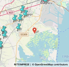 Mappa Via della Barena, 30034 Mira VE, Italia (7.1055)