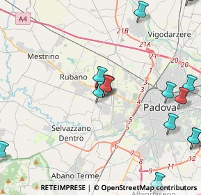 Mappa Vicolo Ceresina, 35030 Caselle PD, Italia (5.39214)