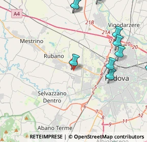 Mappa Vicolo Ceresina, 35030 Caselle PD, Italia (5.6725)