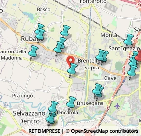 Mappa Vicolo Ceresina, 35030 Caselle PD, Italia (2.3965)