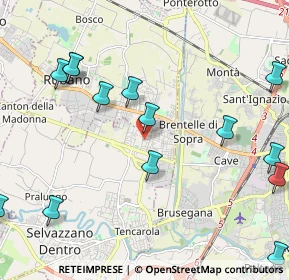 Mappa Vicolo Ceresina, 35030 Caselle PD, Italia (2.786)