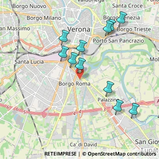 Mappa Via Bartolomeo Giuliari, 37134 Verona VR, Italia (2.08)