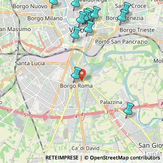 Mappa Via Bartolomeo Giuliari, 37134 Verona VR, Italia (2.93833)