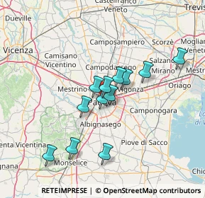 Mappa Via Giotto, 35137 Padova PD, Italia (11.21083)