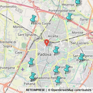 Mappa Via Giotto, 35121 Padova PD, Italia (3.21)