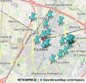Mappa Via Giotto, 35121 Padova PD, Italia (1.6465)