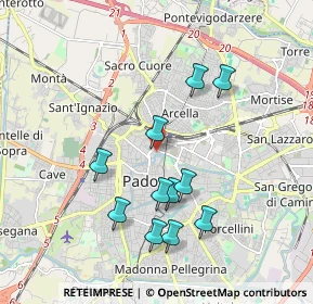 Mappa Via Giotto, 35121 Padova PD, Italia (1.77727)