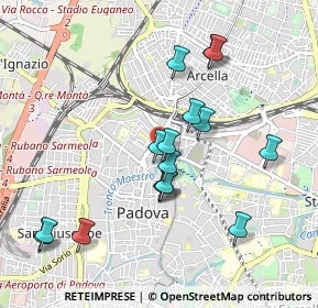 Mappa Via Giotto, 35137 Padova PD, Italia (0.91938)