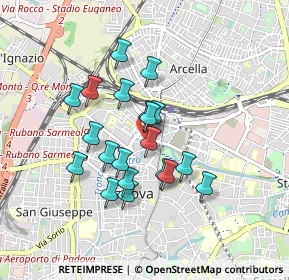 Mappa Via Giotto, 35137 Padova PD, Italia (0.712)