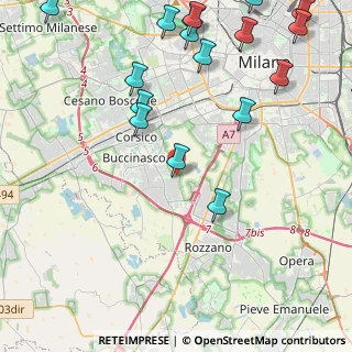 Mappa Via Partigiani, 20090 Assago MI, Italia (6.337)