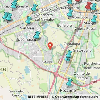 Mappa Via Partigiani, 20090 Assago MI, Italia (3.57222)