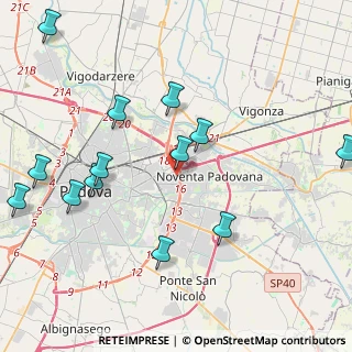 Mappa Via Settima Strada, 35129 Padova PD, Italia (4.88154)