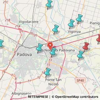 Mappa Via Settima Strada, 35129 Padova PD, Italia (6.09357)