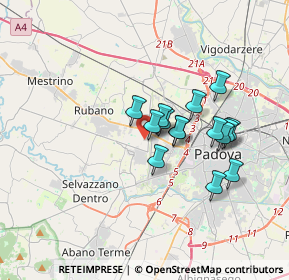 Mappa Via Armando Diaz, 35030 Caselle PD, Italia (2.74467)