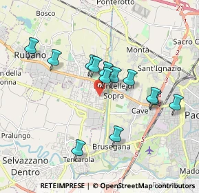 Mappa Via Armando Diaz, 35030 Caselle PD, Italia (1.62308)