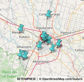 Mappa Via Bartolomeo Cristofori, 35137 Padova PD, Italia (5.33357)