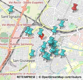 Mappa Via Bartolomeo Cristofori, 35137 Padova PD, Italia (0.866)