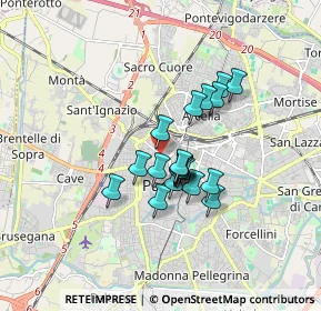 Mappa Via Bartolomeo Cristofori, 35137 Padova PD, Italia (1.21263)