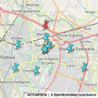 Mappa Viale delle Grazie, 35129 Padova PD, Italia (1.74182)