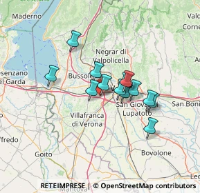 Mappa Via Giovanni Verga, 37066 Caselle VR, Italia (9.87385)