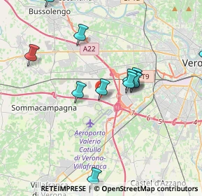 Mappa Via Giovanni Verga, 37066 Caselle VR, Italia (4.30692)