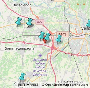 Mappa Via Giovanni Verga, 37066 Caselle VR, Italia (5.33833)