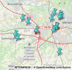Mappa Via Mahatma Gandhi, 37066 Sommacampagna VR, Italia (4.436)
