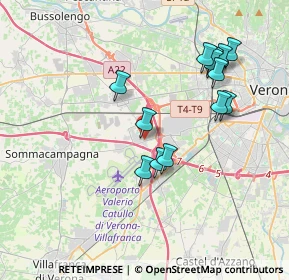 Mappa Via Mahatma Gandhi, 37066 Sommacampagna VR, Italia (3.63846)