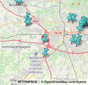 Mappa Via Mahatma Gandhi, 37066 Sommacampagna VR, Italia (6.012)