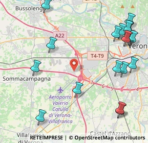 Mappa Via Mahatma Gandhi, 37066 Sommacampagna VR, Italia (5.67389)