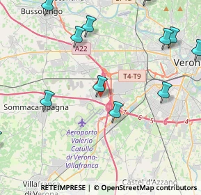 Mappa Via Mahatma Gandhi, 37066 Sommacampagna VR, Italia (6.05357)