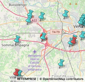 Mappa Via Mahatma Gandhi, 37066 Sommacampagna VR, Italia (6.1715)