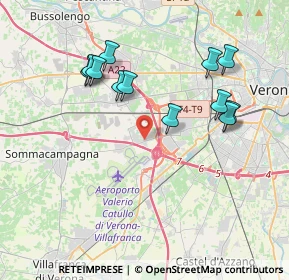 Mappa Via Mahatma Gandhi, 37066 Sommacampagna VR, Italia (3.775)
