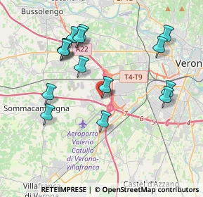 Mappa Via Mahatma Gandhi, 37066 Sommacampagna VR, Italia (4.056)