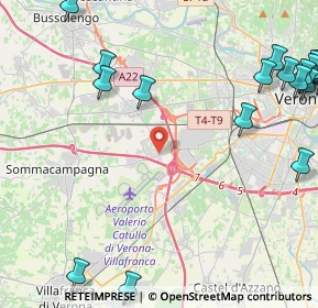 Mappa Via Mahatma Gandhi, 37066 Sommacampagna VR, Italia (6.6785)