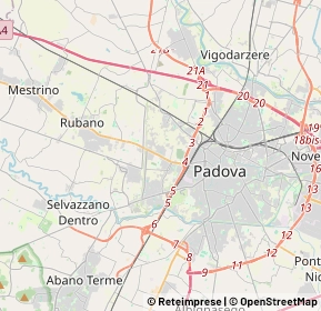 Mappa Via Chiesanuova, Padova PD, Italia (3.478)