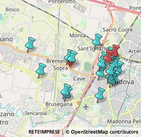 Mappa Via Chiesanuova, 35136 Padova PD, Italia (1.8895)