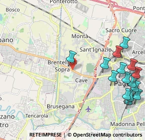 Mappa Via Chiesanuova, 35136 Padova PD, Italia (2.806)
