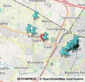 Mappa Via Chiesanuova, 35136 Padova PD, Italia (2.463)