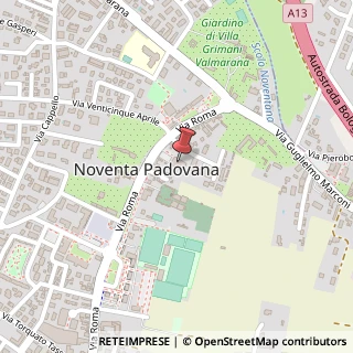 Mappa Via Roma, 55, 35027 Noventa Padovana, Padova (Veneto)
