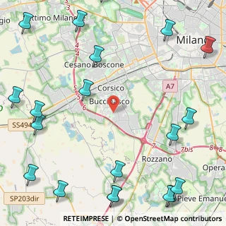 Mappa Via Arcangelo Corelli, 20090 Buccinasco MI, Italia (6.842)