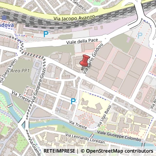 Mappa Via Niccolò Tommaseo, 55, 35131 Padova, Padova (Veneto)