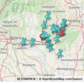 Mappa Via Serenissima, 37038 Soave VR, Italia (10.861)