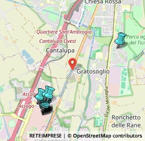 Mappa Via Icilio Calzolari, 20142 Milano MI, Italia (1.3455)