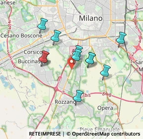 Mappa Via Icilio Calzolari, 20142 Milano MI, Italia (3.00909)