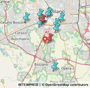 Mappa Via Icilio Calzolari, 20142 Milano MI, Italia (3.62923)